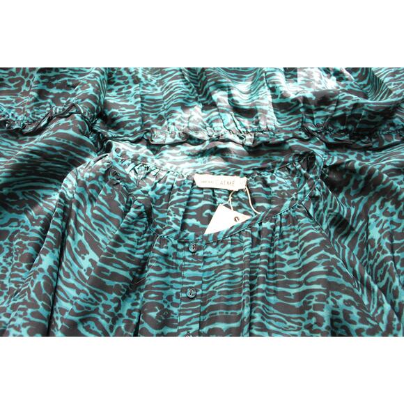 NEW Johnny Was Friday Silk Dress by Calme, Leopard Print, Sz S - Picture 6 of 8